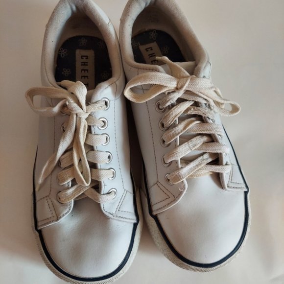 Vintage Platform white sneaker made by CHEETAH 7.5 - Picture 5 of 9